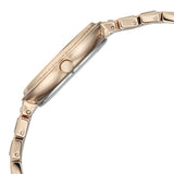 Titan Womens Raga Spotlight Analog Watch Silver Dial with Rose Gold Stainless Steel Band ,95424WM01