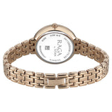 Titan Womens Raga Spotlight Analog Watch Silver Dial with Rose Gold Stainless Steel Band ,95424WM01