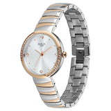 Titan Womens Raga Spotlight Analog Watch Silver Dial with Two Toned Stainless Steel Band,95427KM01