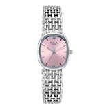 Titan Raga Spotlight Women's Quartz Analog Watch, Pink Dial, Silver Metal Strap, TI-95430S - view 2