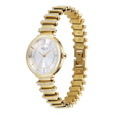 Titan Raga Spotlight Women's Quartz Analog Watch, Cream Dial, Gold Metal Strap, TI-95431YM - view 3