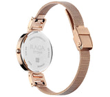 Titan Women's Watch Raga Black Dial Rose Gold Stainless Steel Strap Watch,2608WM02