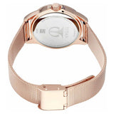 Titan Women's Watch Sparkle Collection Analog, Blue Dial Rose Gold Stainless Strap, 9798WM03