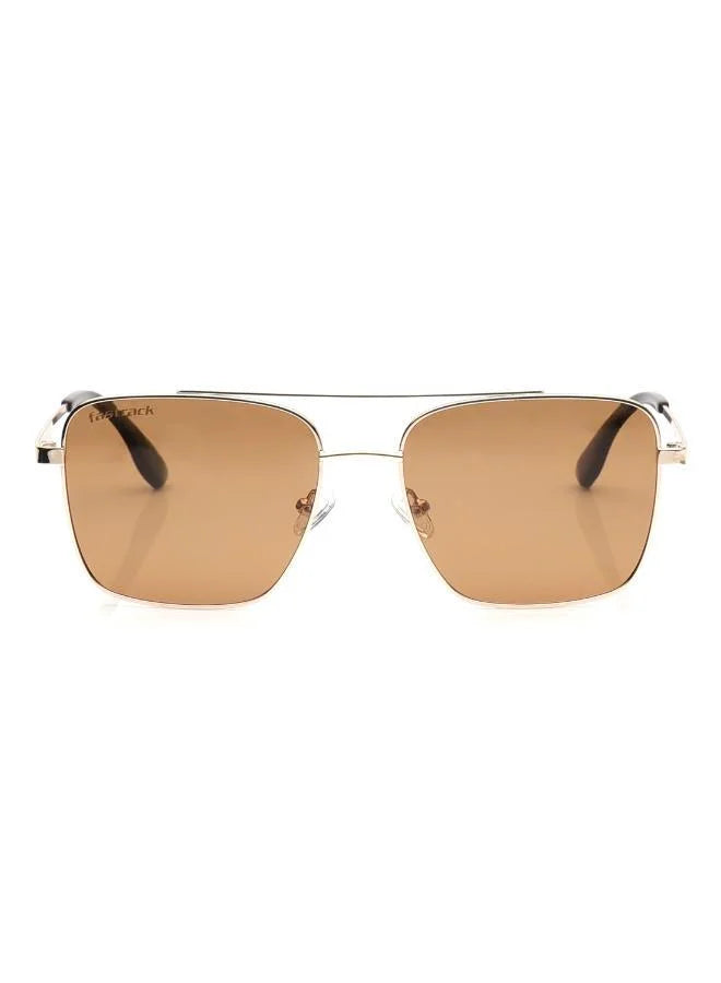 Fastrack Men's Sunglasses, Brown Lens, Polarised, M8037BR2PV