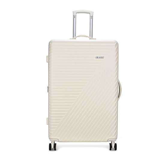 Carlton Zulu 58cm Hard Case Trolley - White, ZULU58WHT Carlton Cabin size travel luggage