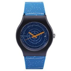Fastrack, Unisex  Watch Analog, Blue Dial Blue Silicone Strap , 9915PP102
