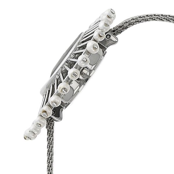 Titan Raga Women's Watch Analog Mother of Pearl Dial With Silver Stainless Steel Band, 9970SM01
