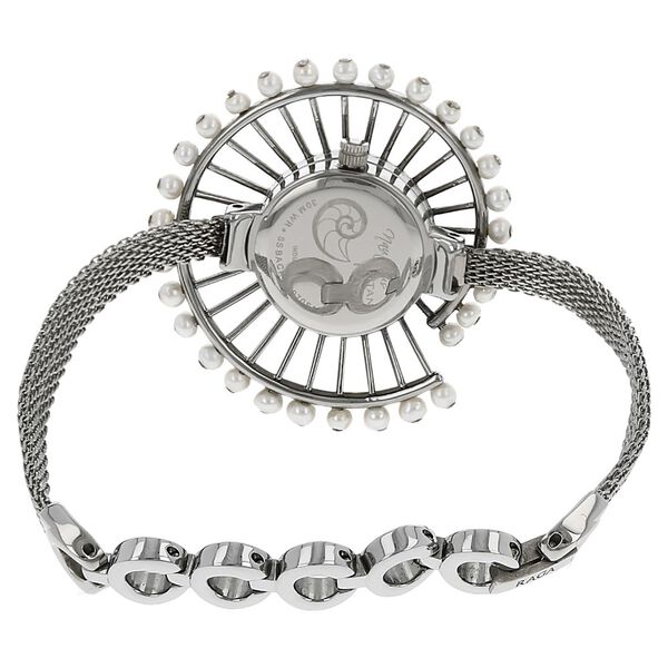 Titan Raga Women's Watch Analog Mother of Pearl Dial With Silver Stainless Steel Band, 9970SM01