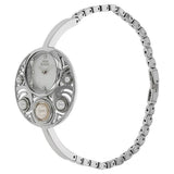 Titan Raga  Women's Watch Analog Mother of Pearl Dial With Silver Stainless Steel  Band, 9972SM01