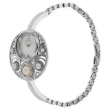 Titan Raga  Women's Watch Analog Mother of Pearl Dial With Silver Stainless Steel  Band, 9972SM01