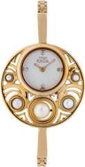 Titan Raga  Women's Watch Analog Mother of Pearl Dial With Gold Metal Band, 9972WM01