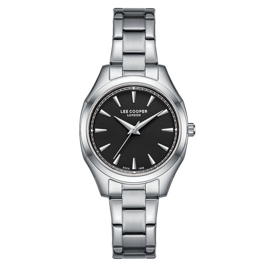 Lee Cooper, Men's, Analog Watch, Black Dial, with Stainless Steel Band, LE-LC08006.350