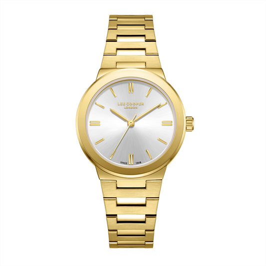Lee Cooper, Men's, Analog Watch, Silver Dial, with Stainless Steel Band, LE-LC08133.130