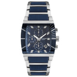 Lee Cooper Men's Watch Analog, Blue Dial, Stainless Steel Strap, LC07422.390 