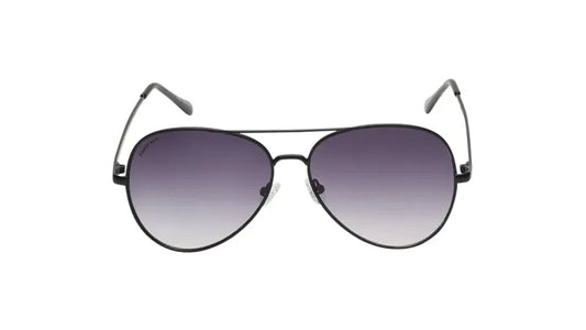 Fastrack Unisex Aviator Sunglasses, Black Lens, UV protected, M258BK2