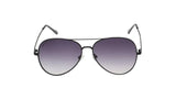 Fastrack Unisex Aviator Sunglasses, Black Lens, UV protected, M258BK2