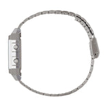 Casio Men's Watch Vintage Collection Digital, Black Dial Silver Stainless Steel Strap, A500WA-1DF