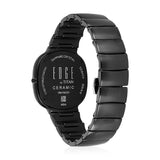 Titan Edge Squircle Quartz Analog Women's Watch With Black Dial and Ceramic Strap,2757NC01