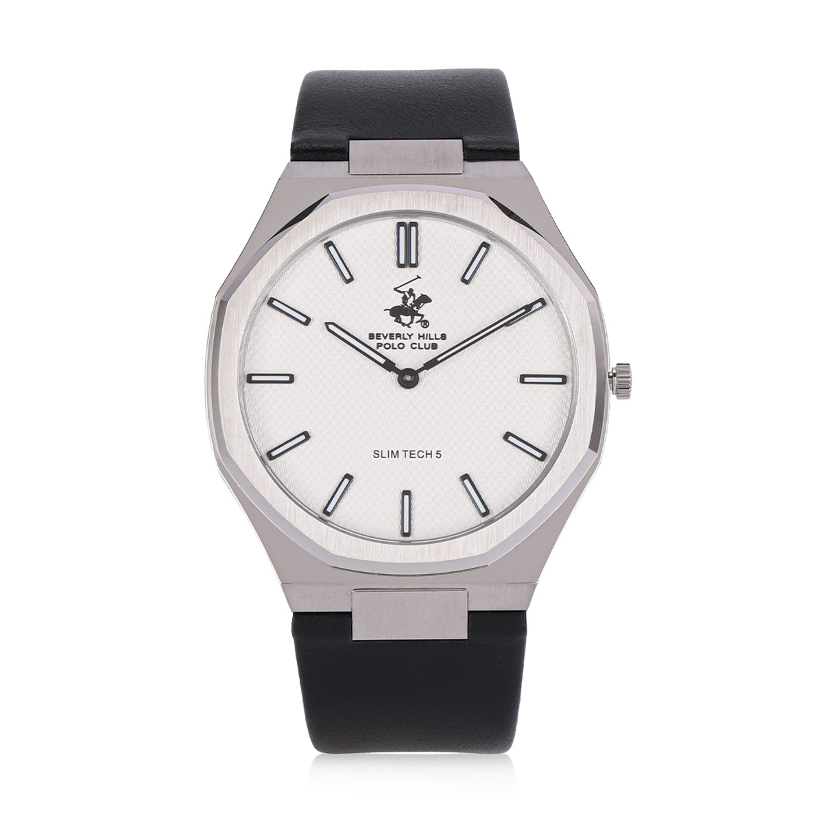 Beverly Hills Polo Club, Men's, Analog Watch, Black Dial, with Leather Band, BH-BP3607X.331