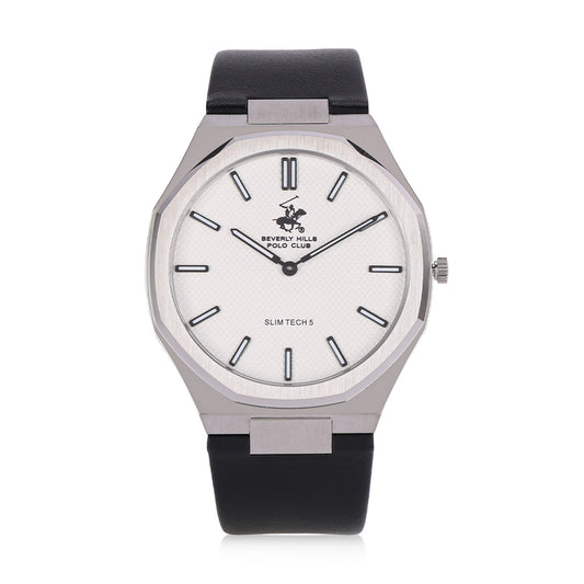 Beverly Hills Polo Club, Men's, Analog Watch, Black Dial, with Leather Band, BH-BP3607X.331