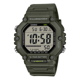 Casio Men's Digital Watch, Green Display With Resin Band, AE-1600HX-3AVDF - product image