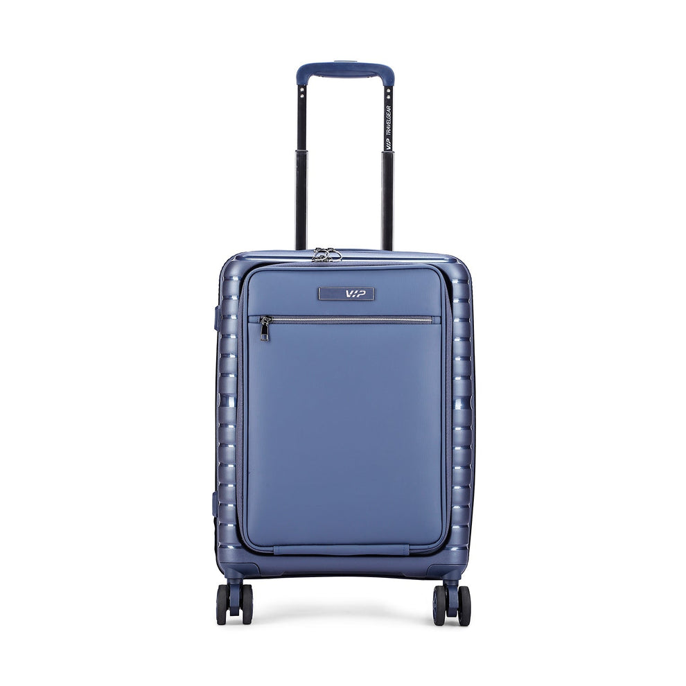 VIP Aerplus 55cm Hard Case Trolley 8 Wheels Blue, AERPLUS55BLU