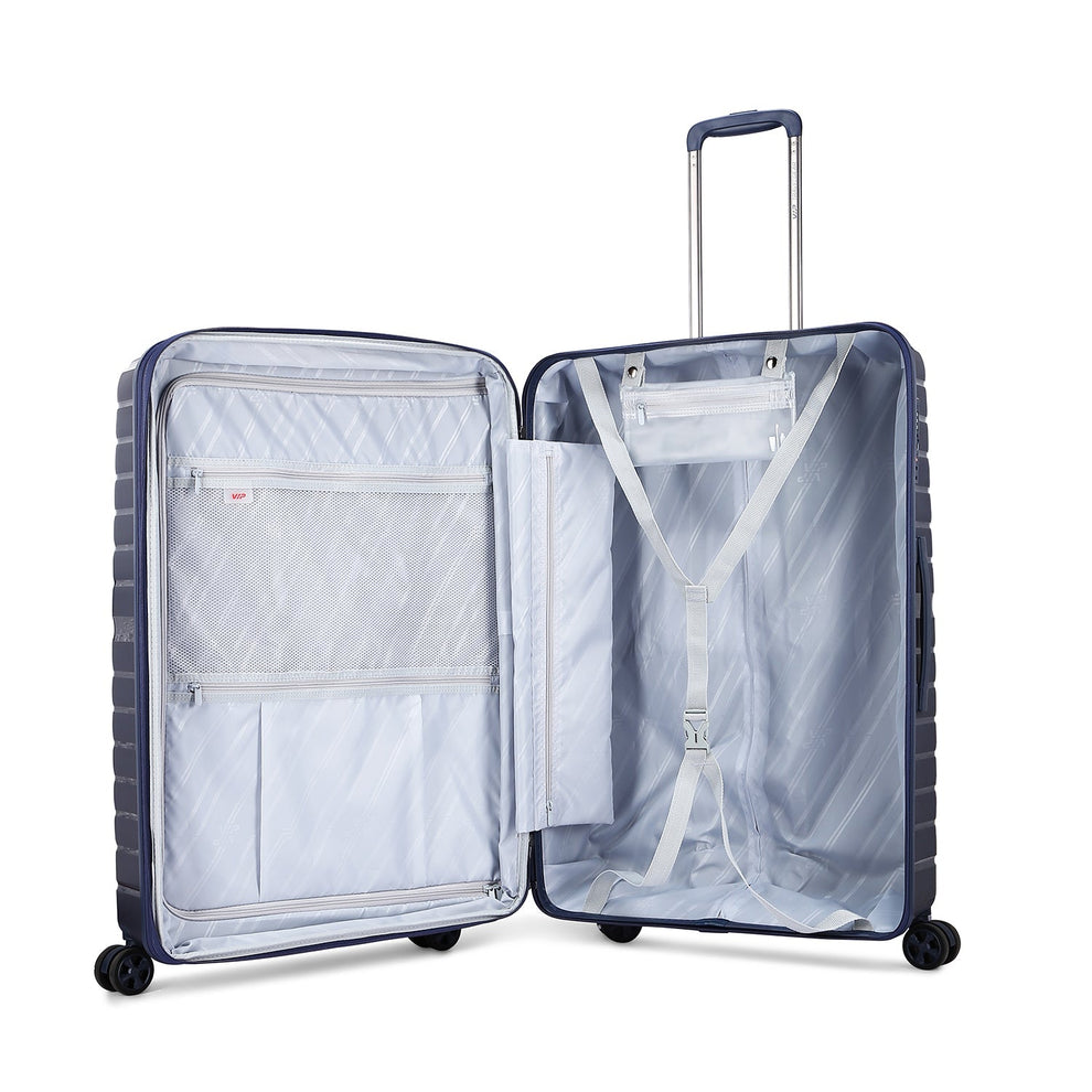 VIP Aerplus 66cm 8 Wheels Hard Trolley | Blue, AERPLUS66BLU