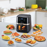 Black+Decker, 5.8L Capacity, Oil-Free Cooking, Touchscreen Control AF5800