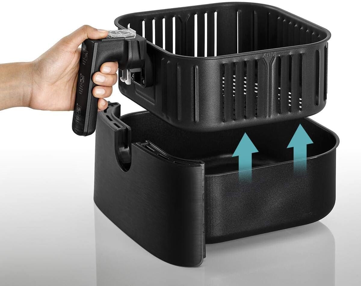 Black+Decker, 4.3 Litres Air Fryer, Rapid Air Convection, 80–200°C Adjustable Temperature AF700-B5