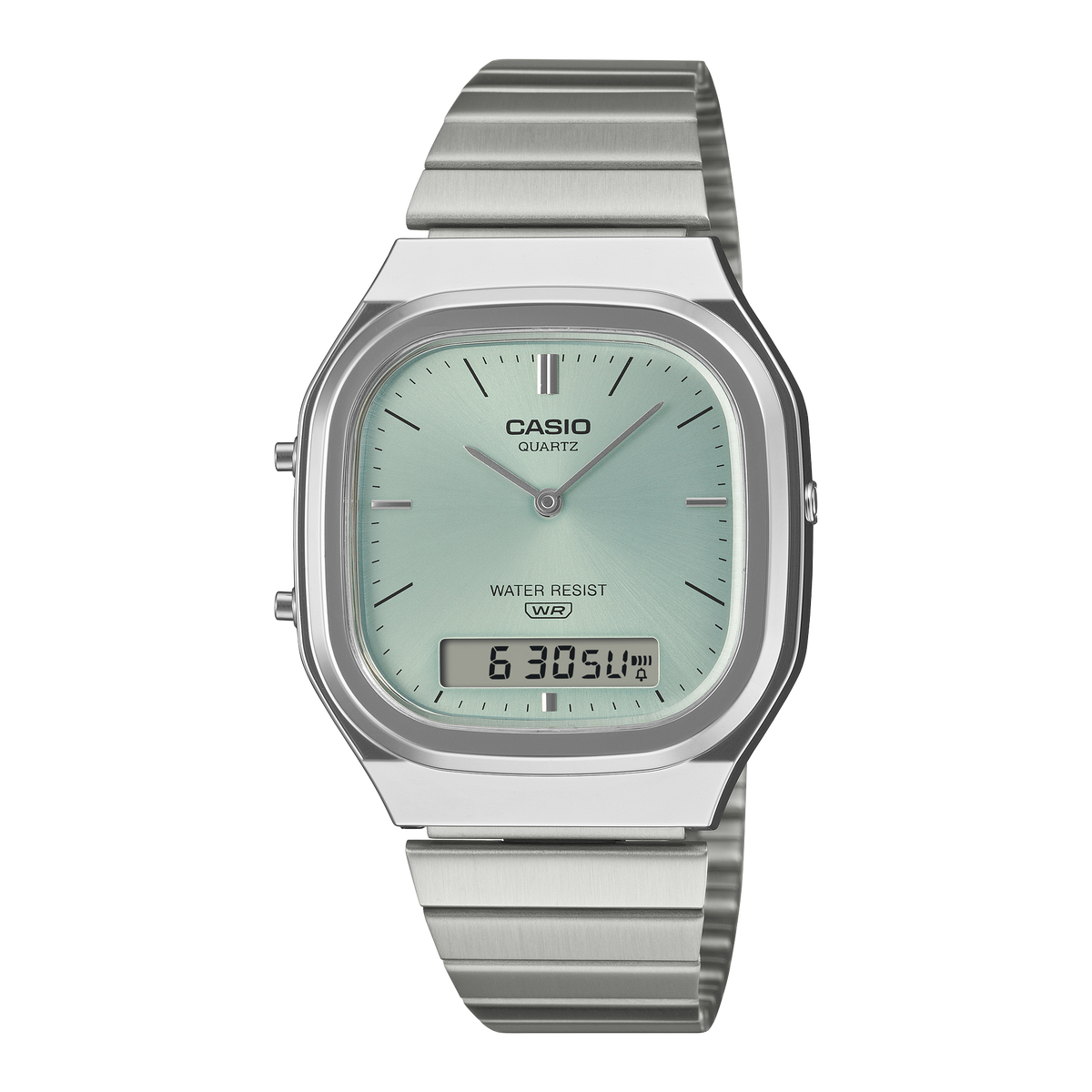 Casio Men's Analog Digital Watch, Blue Dial With Stainless Steel Band, AQ-240E-2ADF - product image