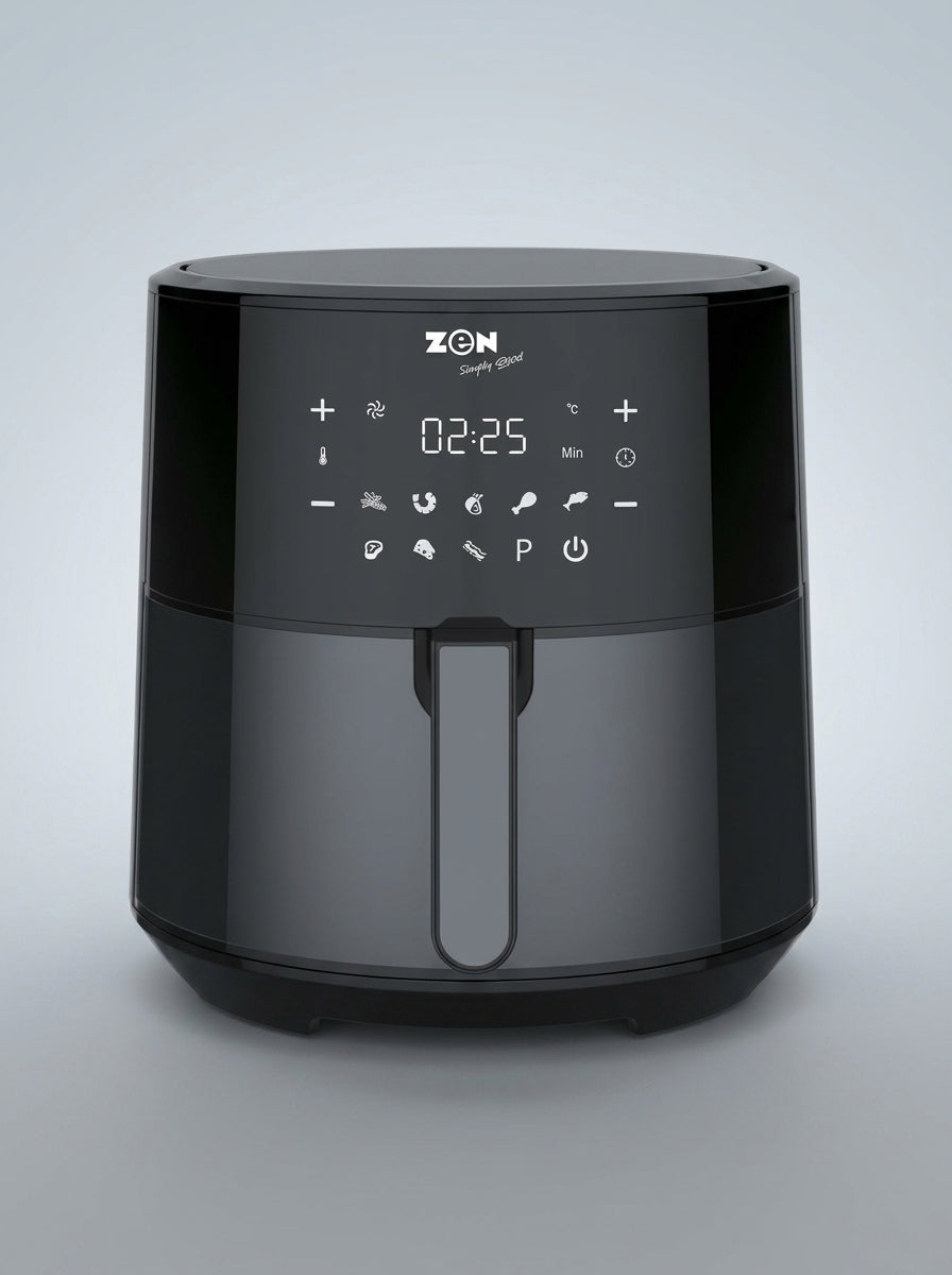 Zen Digital Air Fryer 8L 1800W  with 5 Accessories , ZAF850D