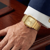 Casio Men's Analog Watch, Gold Dial With Gold Stainless Steel Band, MTP-B185G-9AVDF product image