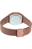 Casio Unisex watch, Rose Gold Dial Rose Gold Stainless Steel Strap, B640WMR-5ADF