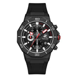 Beverly Hills Polo Club Men's Watch Analog Black Dial with Black Resin Band,  BP3784X.651
