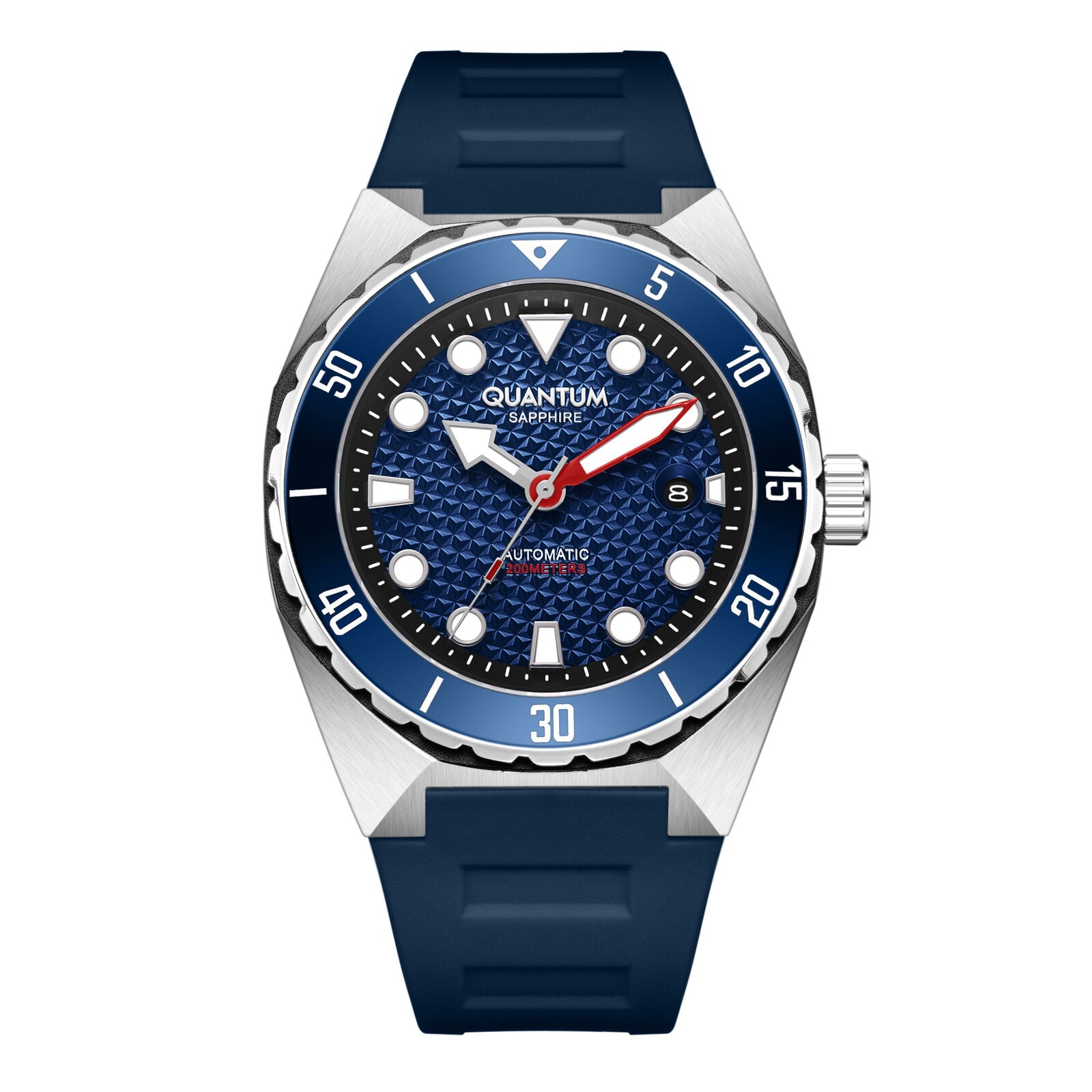 Quantum, Men's, Analog Watch, Blue Dial, with Silicone Band, QU-BAR1213.399