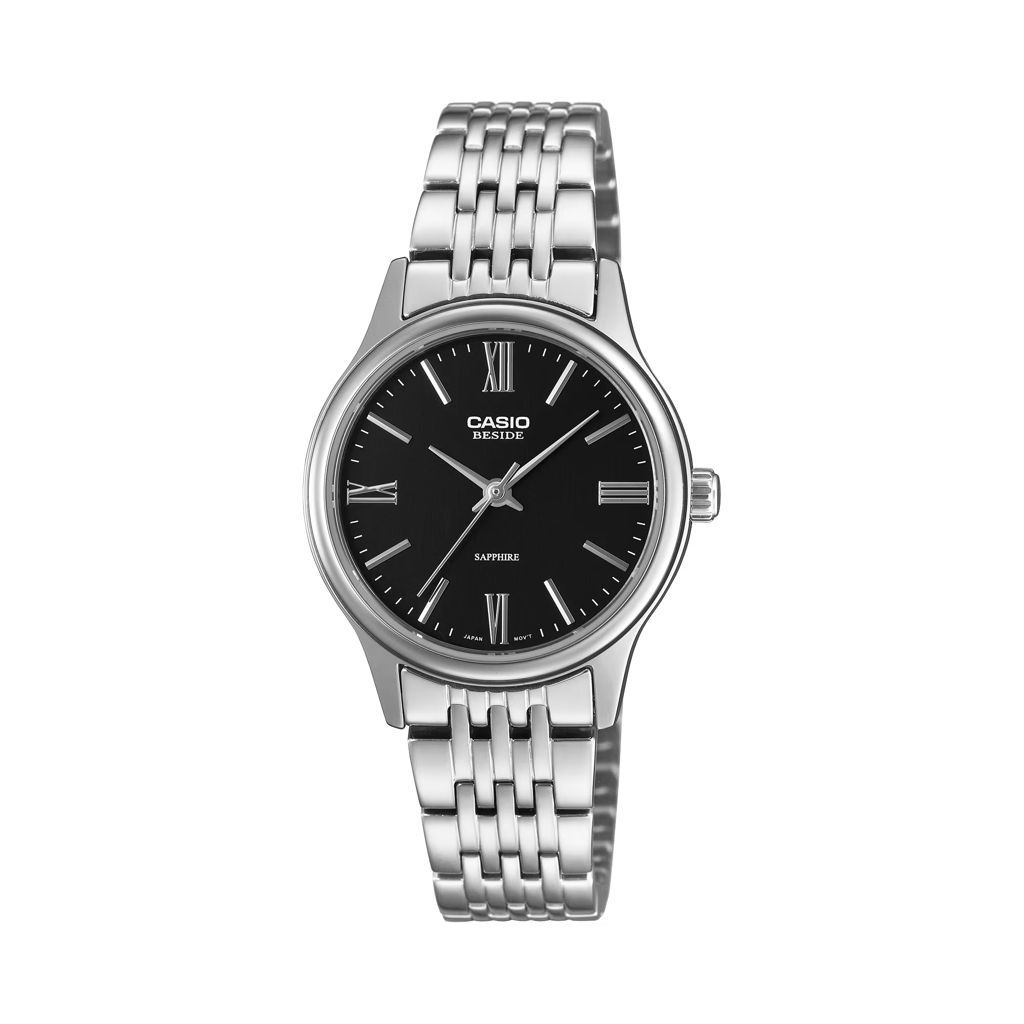 Casio Men's Watch Analog Black Dial Sapphire Crystal Glass with Stainless Steel Band, BLS-100D-1AVDF product image