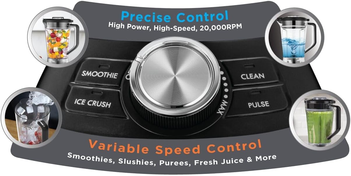 Black & Decker High Speed Blender, 1200W, BXH1200
