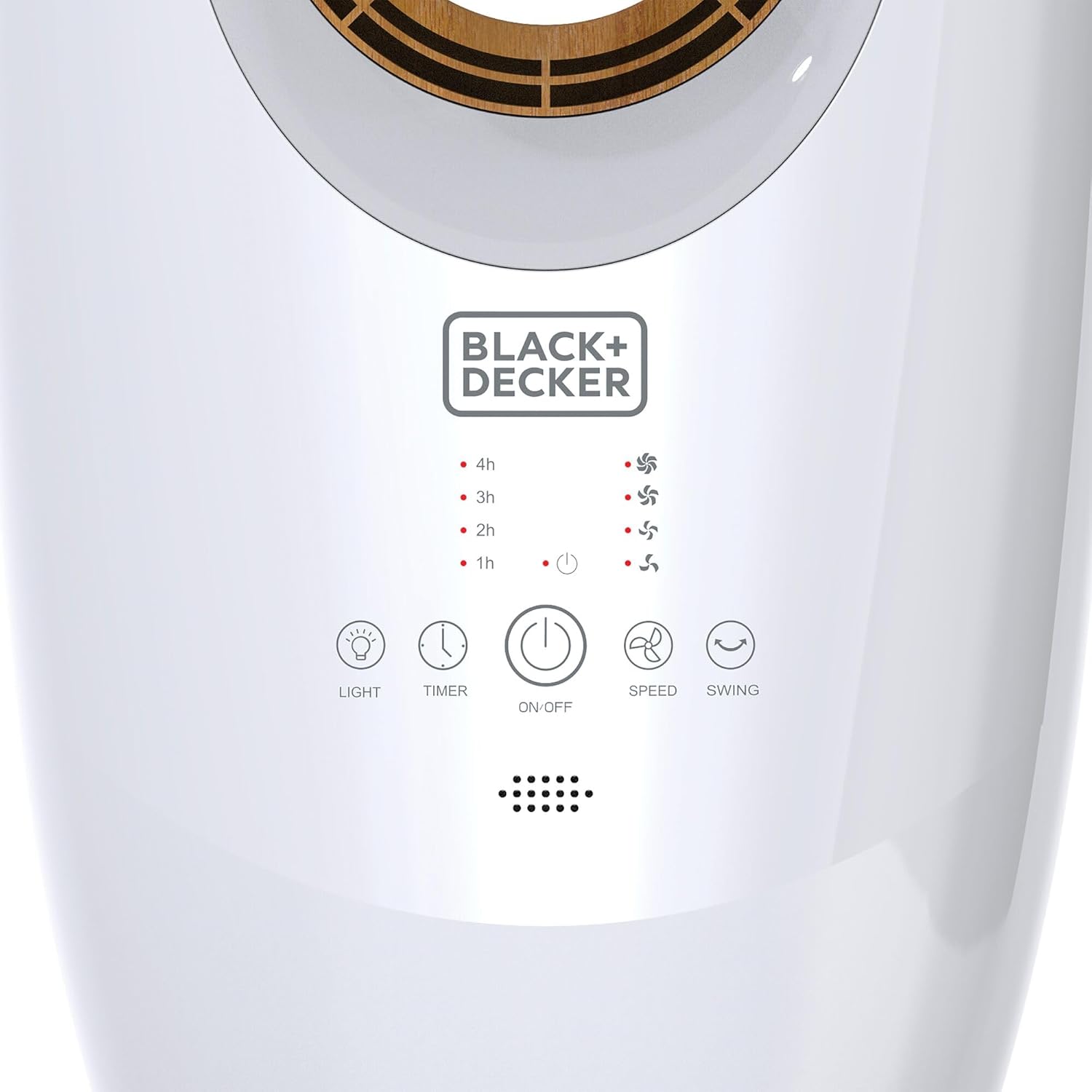 Black+Decker Bladeless Electric Fan With Led Light-85cm , FBL85