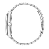 Beverly Hills Polo Club Men's Analog Watch, Silver Dial  With Silver Stainless Steel Band, BP3018X.361