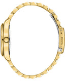Beverly Hills Polo Club Women's Multifunction Watch with White Mother of Pearl Dial and Gold Stainless Steel Band, BP3169C.121