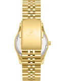 Beverly Hills Polo Club Women's Multifunction Watch with White Mother of Pearl Dial and Gold Stainless Steel Band, BP3169C.121