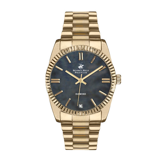 Beverly Hills Polo Club, Men's, Analog Watch, Black Dial, with Stainless Steel Band, BH-BP3172C.160