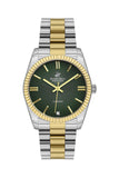 Beverly Hills Polo Club, Men's, Analog Watch, Green Dial, with Stainless Steel Band, BH-BP3172C.271