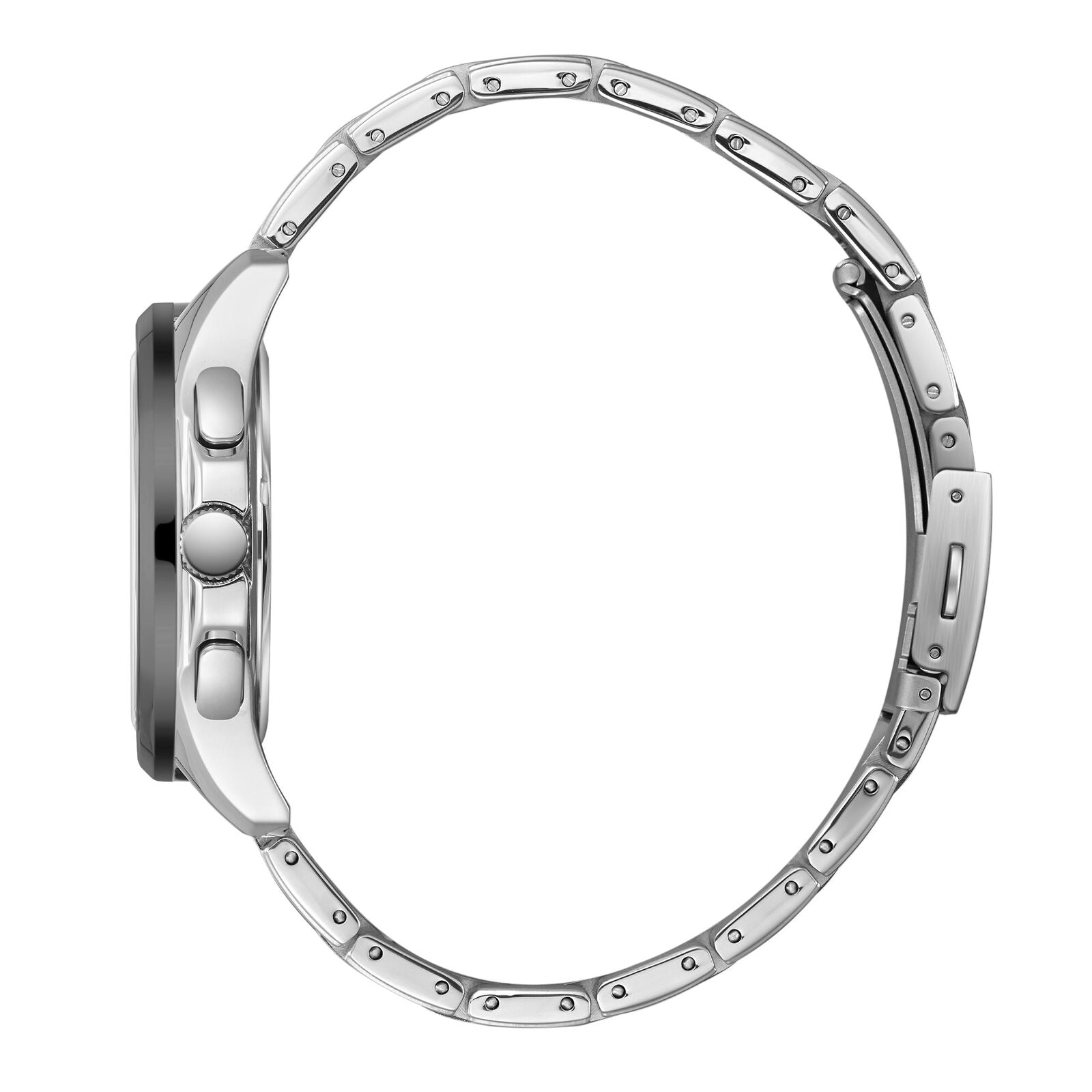 Beverly Hills Polo Club Men's Analog Watch, Blue Dial Multi-Function With Silver Stainless Steel Band, BP3212X.301