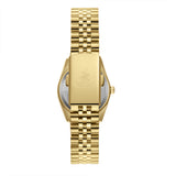 Beverly Hills Polo Club Women's Date Analog Watch with White Mother of Pearl Dial and Gold Stainless Steel Band, BP3654X.120