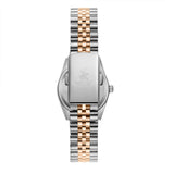 Beverly Hills Polo Club Women's Date Analog Watch with Silver Dial and Silver and rose-gold-111 Stainless Steel Band, BP3654X.530