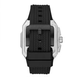 Beverly Hills Polo Club Men's Multifunction Watch with Gunmetal Black Dial and Black Silicone Band, BP3742X.351
