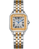 Beverly Hills Polo Club Women's Analog Watch with Silver Dial and Silver and rose-gold-111 Stainless Steel Band, BP3755C.531