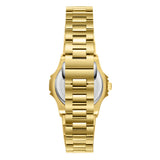 Beverly Hills Polo Club Women's Diamond Accent Date Analog Watch with White Dial and Gold Stainless Steel Band, BP3780X.130