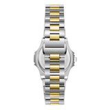 Beverly Hills Polo Club Women's Diamond Accent Date Analog Watch with Silver Dial and Silver and Gold Stainless Steel Band, BP3780X.230
